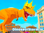 DinosaurStorm.io: Тема с мултиплейър аркада